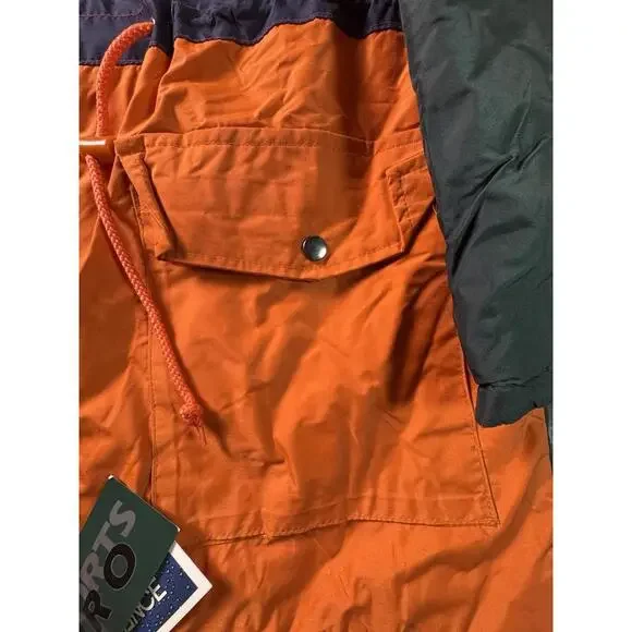 Sports Pro Chicago Bulls Men’s Small Colorblock Puffy Hooded Jacket NBA NWT Rare - Picture 15 of 15